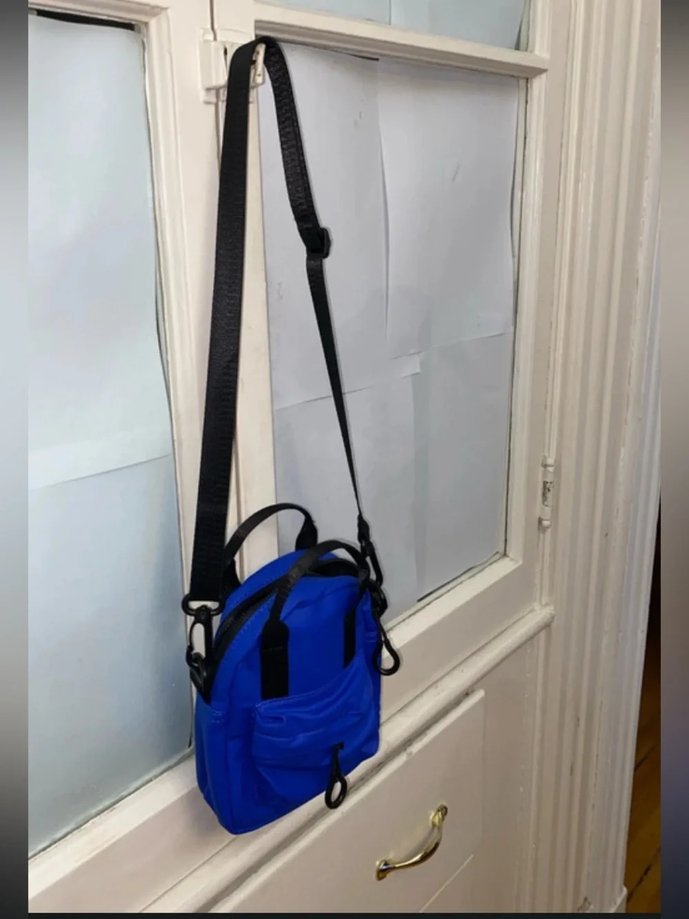 Forever 21 Royal Blue and Black Messenger Crossbody Bag